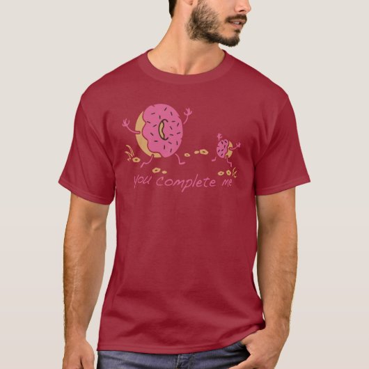T-shirt Vous Me Complétez - Doughnut (Devant)
