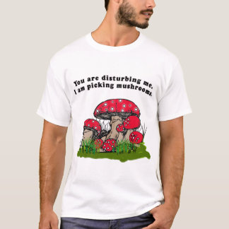 T-shirt Vous me dérangez. Je sélectionne la pièce en t de