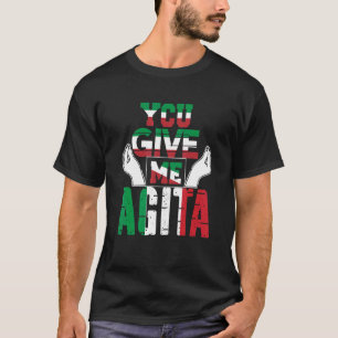T-shirt Vous Me Donnez Agita Humour Citation Italien