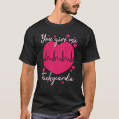 T-shirt Vous Me Donnez Tachycardia Valentines Day ICU Nurs (Devant)