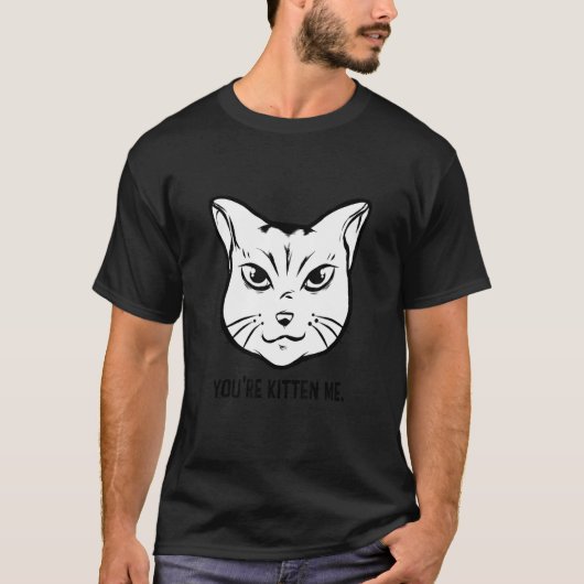 T-shirt Vous Me Faites Marcher Chat Propriétaire de Chat (Devant)