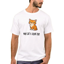 Vous mentez, je vous regarde de travers Chat roux