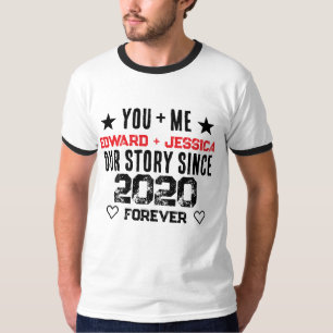 T-shirt Vous + Moi Notre Histoire Relation Personnalisable