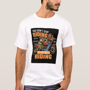 T-shirt Vous n’arrêtez pas de faire du vélo Vintage Tee