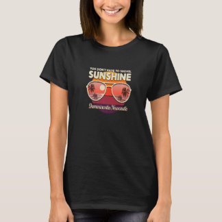 T-shirt Vous n'avez pas à pelleter le soleil Damariscotta