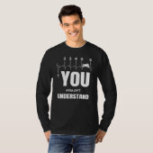 T-shirt Vous ne comprendriez pas 1 Down 5 Up Gearbox Heart (Devant entier)