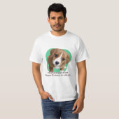 T-shirt Vous ne marcherez jamais seul parce que... (Devant entier)