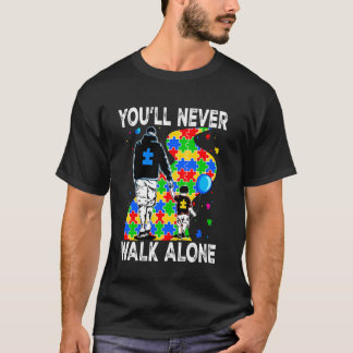 T-shirt Vous ne marcherez jamais seul - Soutenez les enfan