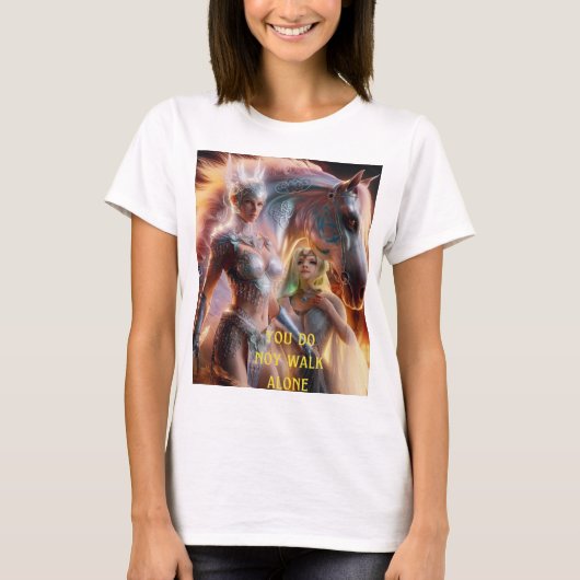 T-shirt Vous ne marchez pas seul (Devant)