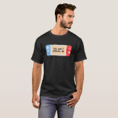 T-shirt Vous ne me contrôlez pas — Retro Gaming & Freedom (Devant entier)
