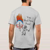 T-shirt Vous ne passerez pas ! (Dos)