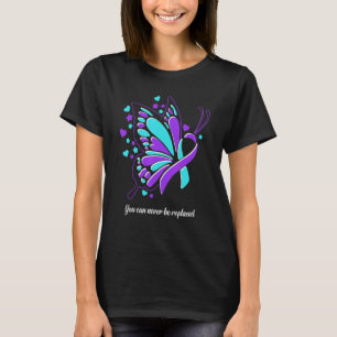 T-shirt Vous Ne Pouvez Jamais Être Remplacé Le Suicide Du
