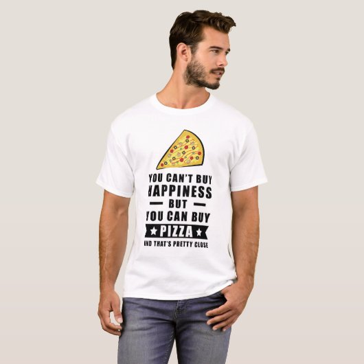 T-shirt Vous ne pouvez pas acheter le bonheur mais vous po (Devant entier)