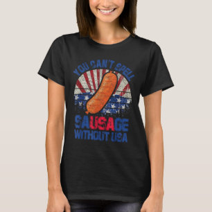 T-shirt Vous Ne Pouvez Pas Écrire Saucisse Sans États-Unis