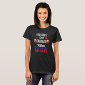 T-shirt Vous Ne Pouvez Pas Évoquer Saucisse Sans Usa Ameri (Devant entier)