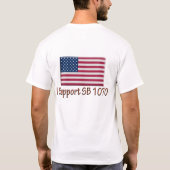 T-shirt Vous ne pouvez pas fixer stupide (Dos)