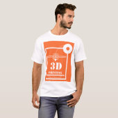 T-shirt Vous ne pouvez pas la copie 3D cette chemise ! (Devant entier)
