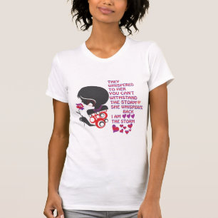 T-shirt Vous ne pouvez pas résister à la tempête - je s