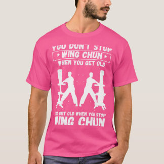 T-shirt Vous Ne Vous Arrêtez Pas Quand Vous Obtenez Vieux