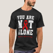 T-shirt Vous N'Êtes Pas Le Seul Angiome Sensibilisé (Devant)