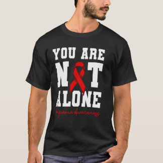T-shirt Vous N'Êtes Pas Le Seul Angiome Sensibilisé