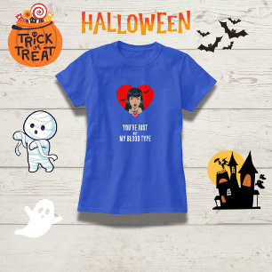 T-shirt "Vous n'êtes pas mon groupe sanguin" Funny Vampire