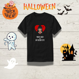 T-shirt "Vous n'êtes pas mon groupe sanguin" Funny Vampire