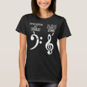 T-shirt Vous N'Êtes Rien D'Autre Que Treble Funky Music Ts (Devant)