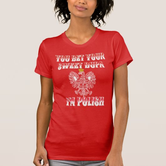 T-shirt VOUS PARIEZ VOTRE DOUCE DOUCE JE SUIS POLONAIS T-s (Devant)