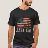 T-shirt Vous Pour Vos Services Patriotique - Anciens Comba (Devant)