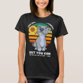 T-shirt Vous Pouvez Acheter Bonheur Pitbull Secourir Chien (Devant)