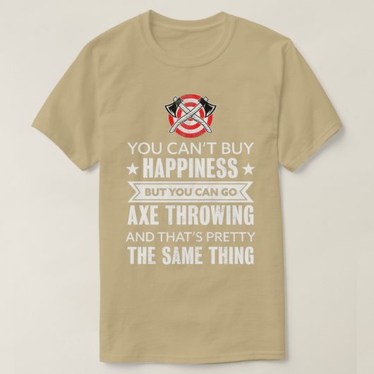 T-shirt Vous pouvez acheter Happiness, mais vous pouvez al (Design devant)