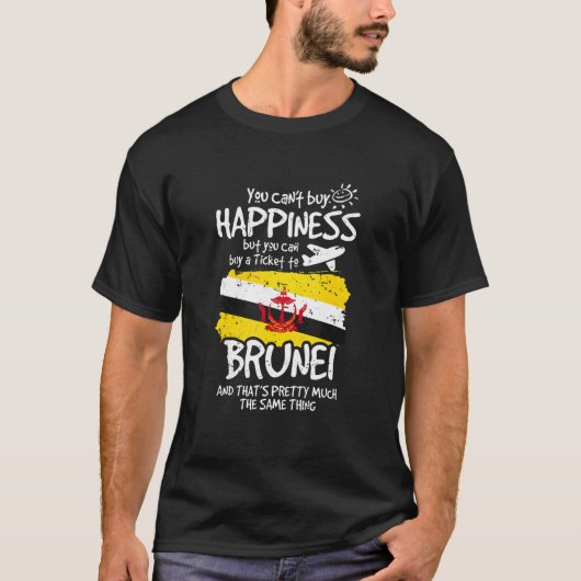 T-shirt Vous Pouvez Acheter Un Billet À Brunei (Devant)