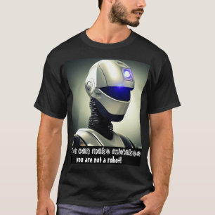 T-shirt Vous pouvez faire des erreurs, vous n'êtes pas un