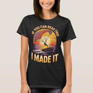 T-shirt Vous pouvez lire ce parasailer parapente bateau P