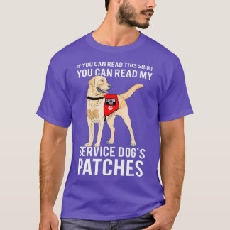T-shirt Vous Pouvez Lire Mes Correctifs De Chiens De Servi