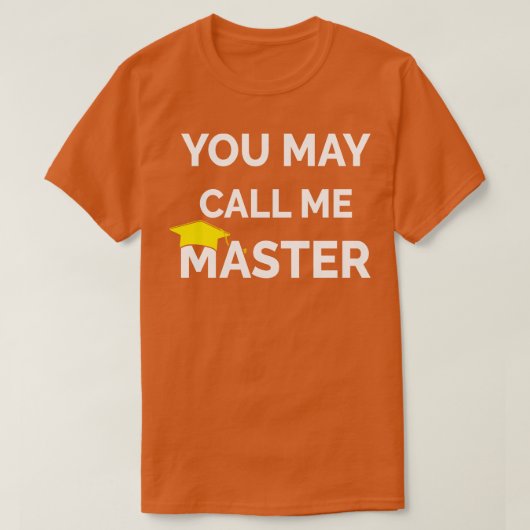 T-shirt Vous Pouvez M'Appeler Master IV (Design devant)