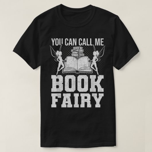 T-shirt Vous Pouvez M'Appeler Réserver Fairy Bibliothécair (Design devant)