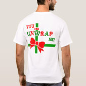 T-shirt "Vous pouvez me dérouler !" Pièce en t (Dos)