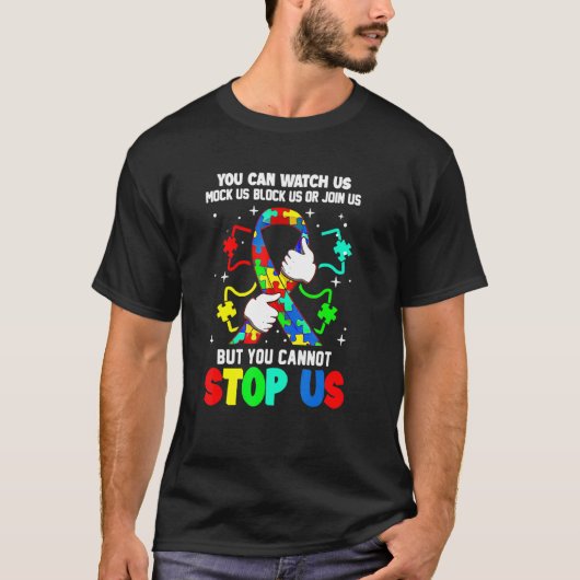 T-shirt Vous Pouvez Nous Regarder Faux Nous Bloquer Ou Nou (Devant)