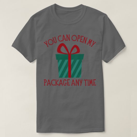 T-shirt Vous Pouvez Ouvrir Mon Forfait À Tout Moment Noël  (Design devant)