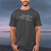 T-shirt Vous pouvez, si vous pensez que vous pouvez. Motiv