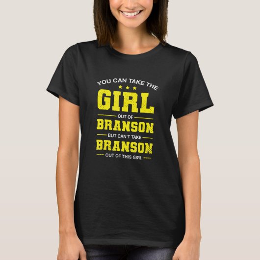 T-shirt Vous Pouvez Sortir La Fille De Branson Missouri Gi (Devant)