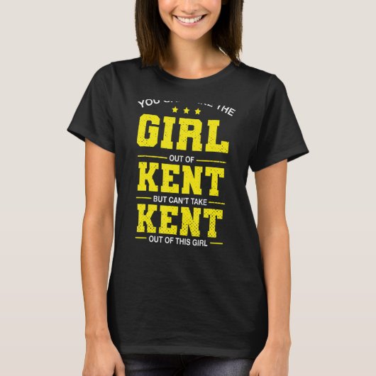 T-shirt Vous Pouvez Sortir La Fille De Kent Washington Gir (Devant)