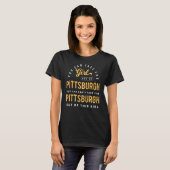 T-shirt Vous Pouvez Sortir La Fille De Pittsburgh Pennsylv (Devant entier)