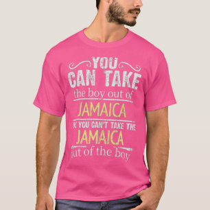 T-shirt Vous Pouvez Sortir Le Garçon De La Jamaïque Mais V