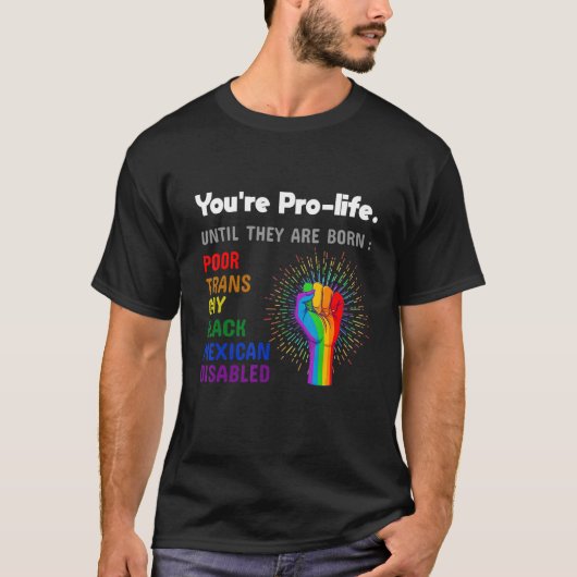 T-shirt Vous Provie Jusqu'À Ce Qu'Ils Soient Nés Gay pride (Devant)