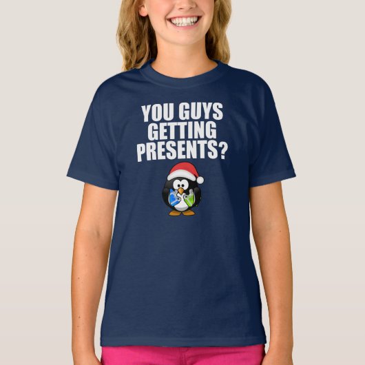T-shirt Vous Recevez des Cadeaux? Drôle (Devant)