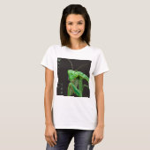 T-shirt Vous regarder - Version verte (Devant entier)