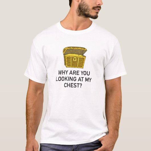 T-shirt Vous Regardez Ma Poitrine ? (Devant)